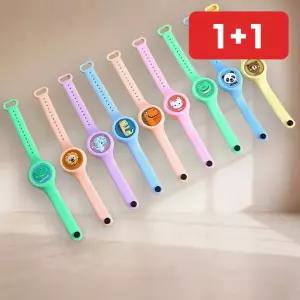 LED 어린이 모기 밴드 모기퇴치 팔찌 성인 야외 벌레 퇴치 패치  1+1