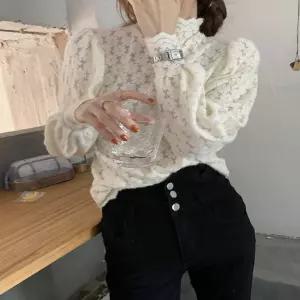 러블리 레이스블라우스 여자 이너티셔츠 이너티 레이스티셔츠