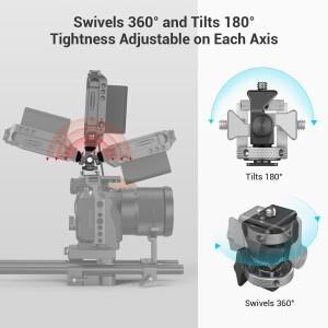호환 SmallRig 퀵릴리즈 모니터 거치대 카메라 클램프  회전기울기 조절식 마운트  콜드 슈  ARRI  NATO