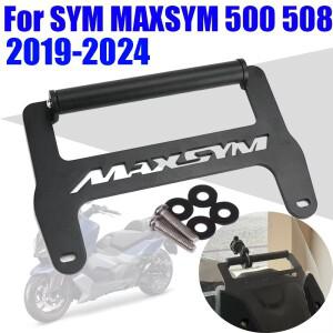 휴대 휴대폰 홀더 스탠드 지원 SYM MAXSYM TL 500 508 2019 - 2022 액세서리 용 GPS 네비게이션 브래킷