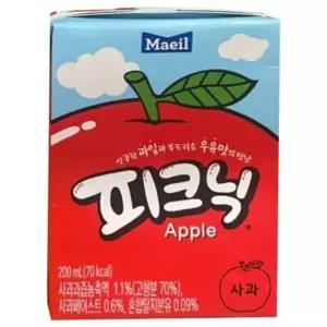 피크닉 사과 200ml 48팩