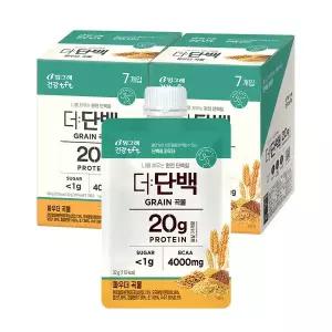 [빙그레] 더단백 파우더 곡물 7개 (7개입 1개)!