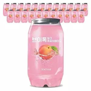 [기타브랜드]브이톡 핑크 복숭아에이드 350ml x 24캔입