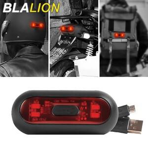 BLALION 바이크 오토바이 헬멧 라이트 자전거 미등 방수 USB 충전식 맥세이프 신호 경고 램프