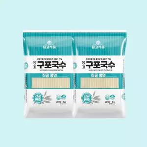 [신세계라이브쇼핑][몽고식품] 몽고구포국수 중면 3kg x 2개!