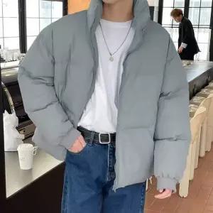 [룽스_62]친구 겨울 패딩 남자오버핏패딩 점퍼 하이넥 코디
