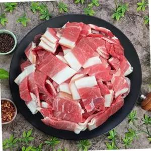 VGD 국내산 앞다리살 미전지 3mm 1kg 냉동 제육용
