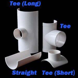 1개 PVC 튜브 수리 패치 화이트 오픈 티 파이프 조인트 배수관 50-200mm 어댑터 연결 부품 액세서리