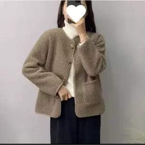 마킷5 여자 가을 코트 모피코트 루즈핏 상의 라운드 캐시미어 JEN3