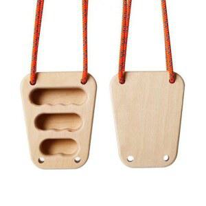 클라이밍 홀드 벽 악력 Board Training Finger Ro C Climbing Smooth Hold Hangboard Wood for nforced GUOOL