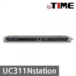 ip TIME USB 3.1 C타입 멀티 컨버터 (UC311Nstation)/충전기C타입/휴대폰/충전기/허브/고속/케이블/도킹/스