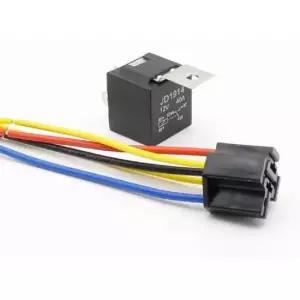 12v 자동차 릴레이 방수 40a 커넥터 소켓 잭 단자 선