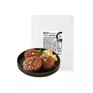 [베지가든] 숯불향 떡갈비 960g 대용량 (식물성 대체육) 1개