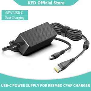 ResMed AirSense 11 Air Airmini 24V 2.71A CPAP 충전기 0.83A DC 컨버터 케이블용 65W 20V PD USB-C  C 전