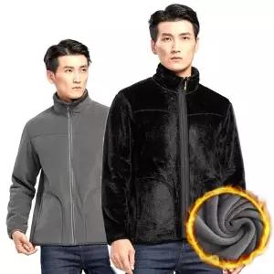 점퍼 남녀공용 겨울 양털 재킷 플리스자켓 리버서블 여성 후리스 집업