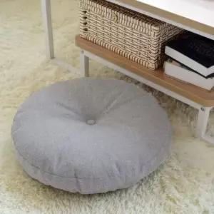 폭신빵빵 원형 쿠션방석 47cm 좌식 도톰한 바닥방석 의자방석