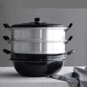 [골드스마일]46cm 대용량 다용도 업소용 3단찜기
