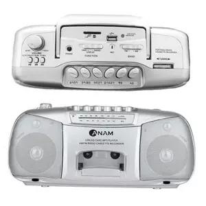 MP3 아남711 FM 붐박스 카셋트플