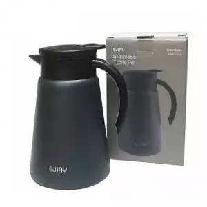 에지리 물병 테이블팟 보온 보냉 워터저그 차콜 800ml