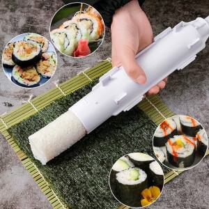 1PCS  스시 메이커 롤러 쌀 금형 야채 고기 롤링 가제트 DIY 장치 만들기 기계 주방 용품