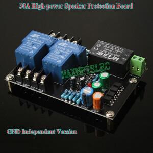 고출력 스테레오 오디오 앰프 스피커 보호 보드 전원 통합 AC 100V-220V GND 독립 30A