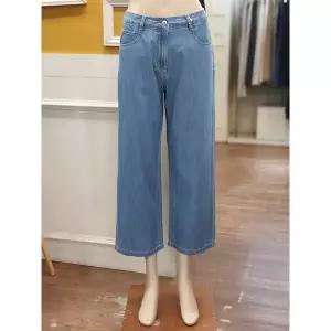 [BCBG] 세미 와이드핏 여름 면 바지 B5B4P355