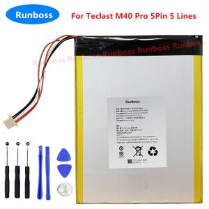 3.8V 9000mAh 노트북 태블릿 PC 배터리 (Teclast M40 Pro M40Pro / VASTKING KingPad K10 용) 5핀 5선 플