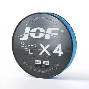 [하프클럽/]JOF 4합사 낚싯줄 3호 300m 블루 PE 내림 원투낚시 원