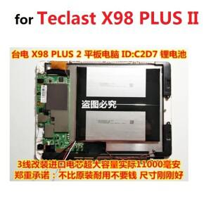 Teclast X98 Plus II 2 태블릿 PC 용 새 배터리 리튬 폴리머 충전식 교체 3.8V 3 라인 C2D7 2879127