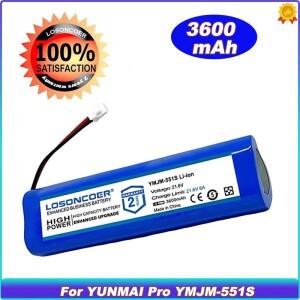YUNMAI Pro 기본 YMJM-551S JT-ESB06-05 리튬 이온 배터리 마사지 건 근막 건