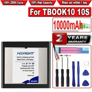 Teclast Tbook 10s 태블릿 PC 5 라인 + 커넥터용 HSABAT 10000mAh 배터리