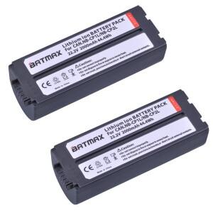 Canon 포토 프린터 SELPHY CP1500CP800CP900CP910CP1200CP100CP1300용 Batmax 2000mAh NB-CP2L NB CP1L 배