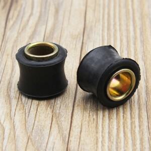 2pcs 범용 바이크 오토바이 10MM 후면 충격 흡수 슬리브 버퍼 고무 링 부싱 고정 스쿠터