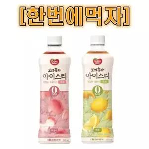 [한번에먹자] 보성홍차 아이스티 제로 500ml 복숭아 12개 + 레몬 12개 / 총 24개