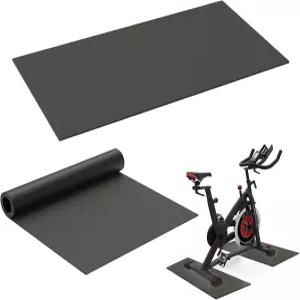 Wiojtry 2PCS 운동용 자전거 매트 노 젓는 기계용 미끄럼 방지 및 고정식 스핀 바이크