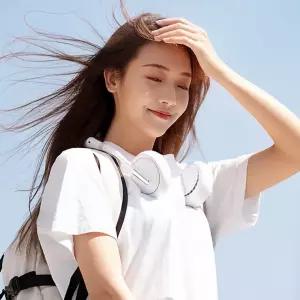 두손이 자유로운 USB 넥밴드 선풍기 넥풍기