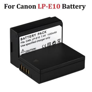 Canon EOS 1100D Kiss X50 X70 X80 Rebel T3 배터리 카메라 용  LP-E10 LP E10 1680mAh