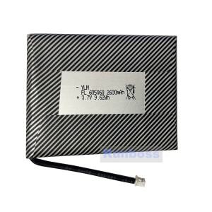Anbernic RG35XX 휴대용 게임 콘솔 Pda 디지털 제품용 3.7v 2600mah 605060 리튬 폴리머 배터리