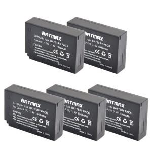 캐논용 충전식 배터리 LP-E17 LP E17 1040mAh EOS M3 M5 750D T6i T6s 800D 키스 X8i 용 5 팩