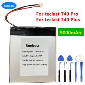 Teclast T40 Plus / Pro 태블릿 PC 배터리 노트북 대용량 리튬 폴리머 9000mAh 5 와이어 플매트 카펫 러그