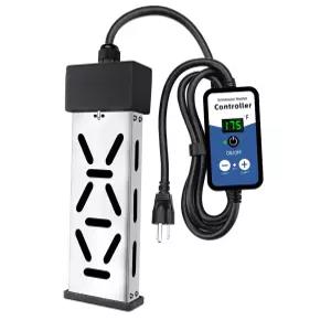 휴대용 침지 온수기 1800W 120V 버킷 욕조 및 미니 풀용 전기 히터 온도 조절기가 포함된 잠수 설계 실시간