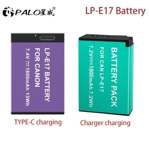 PALO LPE17 LP 카메라 배터리 캐논 EOS 200D M3 M6 750D T6i T6s 키스 X8i sl2 sl3 RP