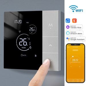 WiFi 온도 조절기 Tuya 보일러/전기/바닥 난방용 스마트 홈 컨트롤러 Alice Alexa Google