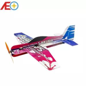 AEORC E211 사쿠라 마이크로 3D 실내 비행기 키트 - 가장 가벼운 PP 매직 보드 RC 모델 취미 장난감 폼 EPP