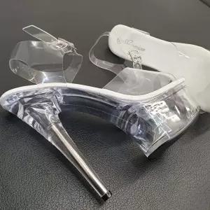 15cm 핏 웨딩 파티 슈즈 킬힐 가보시