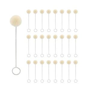 금속 손잡이가 있는 25피스 울 도버 볼 브러시 가죽 염료 도구, 염색 도포기, DIY 공예 프로젝트용 도포기