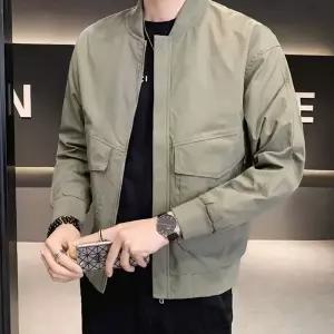 포켓재킷 쿨샵 남성 캐주얼 블루종 댄디스타일 봄자켓