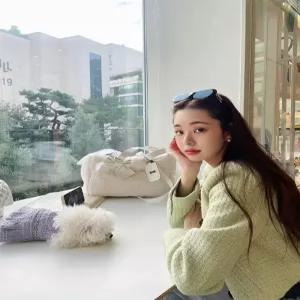 트위드 재킷 블랙 봄자켓 네온 라인
