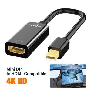 금도금 미니 소형 DP Thunderbolt-HDMI 어댑터 Connecto 변환기 MacBook 표면 노트북 TV 모니터 프로젝터