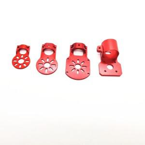 4PCS 12mm/16mm/18mm 알루미늄 합금 전동 시트 탄소 튜브 커넥터 RC 비행기 UAV 용 나사가있는 마운트 브래